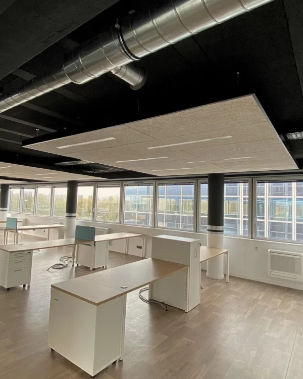 Open space aménagé, pour travail hybride