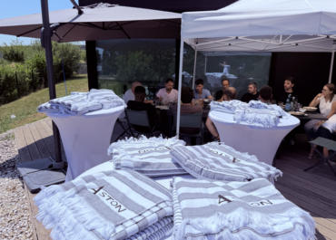 Barbecue d'équipe chez Aston il y a quelques jours.