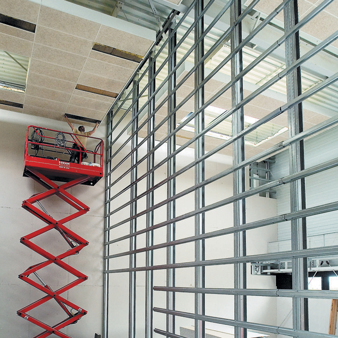 cloison grande hauteur knauf